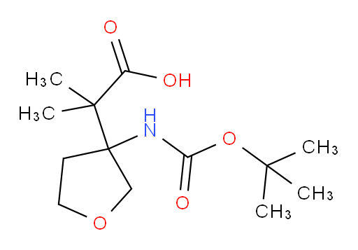 2-(3-{[(tert-butoxy)carbonyl]amino}oxolan-3-yl)-2-methylpropanoic acid