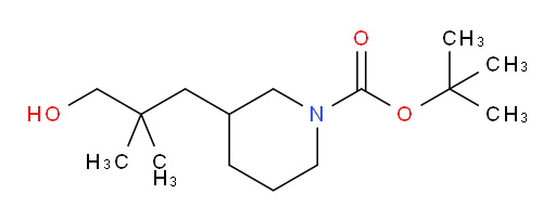 tert-butyl 3-(3-hydroxy-2,2-dimethylpropyl)piperidine-1-carboxylate