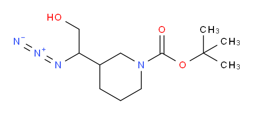 tert-butyl 3-(1-azido-2-hydroxyethyl)piperidine-1-carboxylate