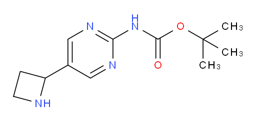 tert-butyl N-[5-(azetidin-2-yl)pyrimidin-2-yl]carbamate
