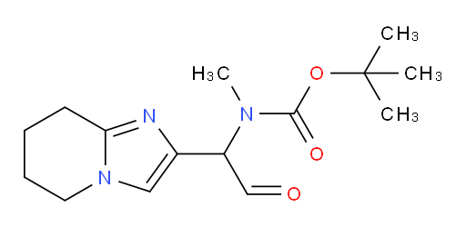 tert-butyl N-(1-{5H,6H,7H,8H-imidazo[1,2-a]pyridin-2-yl}-2-oxoethyl)-N-methylcarbamate