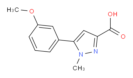5-(3-methoxyphenyl)-1-methyl-1H-pyrazole-3-carboxylic acid