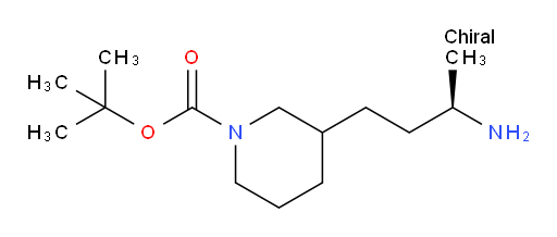 tert-butyl 3-[(3R)-3-aminobutyl]piperidine-1-carboxylate