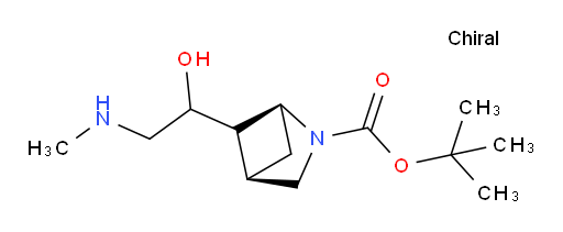 tert-butyl (1S,4R)-5-[1-hydroxy-2-(methylamino)ethyl]-2-azabicyclo[2.1.1]hexane-2-carboxylate