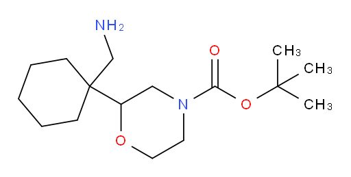 tert-butyl 2-[1-(aminomethyl)cyclohexyl]morpholine-4-carboxylate
