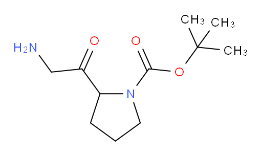 tert-butyl 2-(2-aminoacetyl)pyrrolidine-1-carboxylate