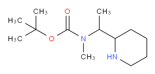 tert-butyl N-methyl-N-[1-(piperidin-2-yl)ethyl]carbamate