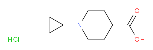 1-cyclopropylpiperidine-4-carboxylic acid hydrochloride