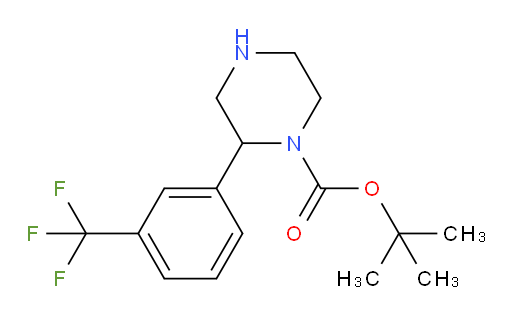 tert-butyl 2-[3-(trifluoromethyl)phenyl]piperazine-1-carboxylate