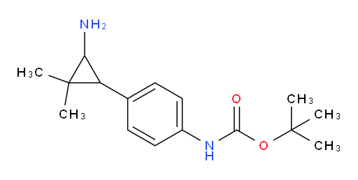 tert-butyl N-[4-(3-amino-2,2-dimethylcyclopropyl)phenyl]carbamate