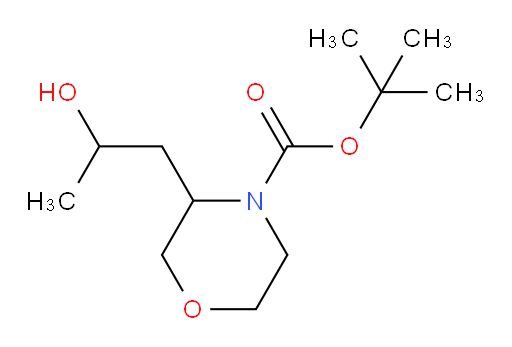 tert-butyl 3-(2-hydroxypropyl)morpholine-4-carboxylate