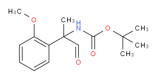 tert-butyl N-[2-(2-methoxyphenyl)-1-oxopropan-2-yl]carbamate