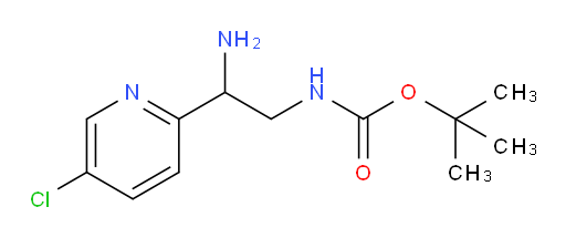 tert-butyl N-[2-amino-2-(5-chloropyridin-2-yl)ethyl]carbamate