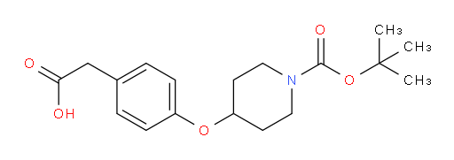 2-[4-({1-[(tert-butoxy)carbonyl]piperidin-4-yl}oxy)phenyl]acetic acid