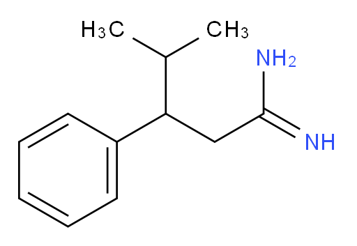 4-methyl-3-phenylpentanimidamide