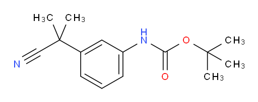tert-butyl N-[3-(1-cyano-1-methylethyl)phenyl]carbamate
