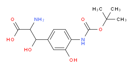 2-amino-3-(4-{[(tert-butoxy)carbonyl]amino}-3-hydroxyphenyl)-3-hydroxypropanoic acid