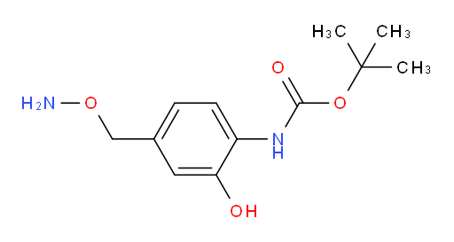 tert-butyl N-{4-[(aminooxy)methyl]-2-hydroxyphenyl}carbamate