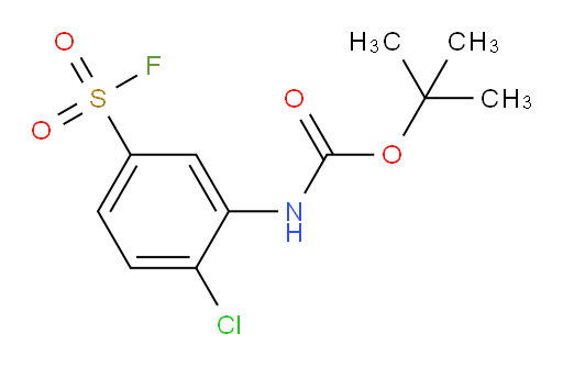 tert-butyl N-[2-chloro-5-(fluorosulfonyl)phenyl]carbamate