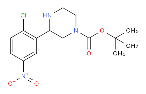 tert-butyl 3-(2-chloro-5-nitrophenyl)piperazine-1-carboxylate