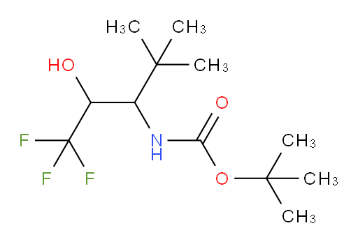 tert-butyl N-(1,1,1-trifluoro-2-hydroxy-4,4-dimethylpentan-3-yl)carbamate