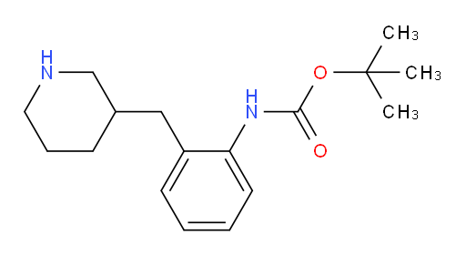 tert-butyl N-{2-[(piperidin-3-yl)methyl]phenyl}carbamate