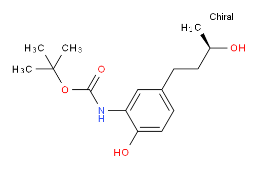 tert-butyl N-{2-hydroxy-5-[(3R)-3-hydroxybutyl]phenyl}carbamate