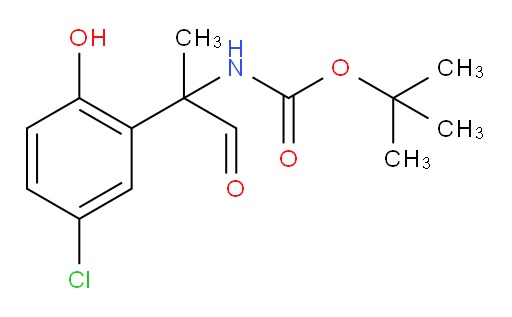 tert-butyl N-[2-(5-chloro-2-hydroxyphenyl)-1-oxopropan-2-yl]carbamate