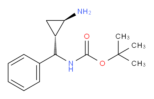 rac-tert-butyl N-{[(1R,2R)-2-aminocyclopropyl](phenyl)methyl}carbamate