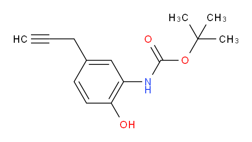 tert-butyl N-[2-hydroxy-5-(prop-2-yn-1-yl)phenyl]carbamate