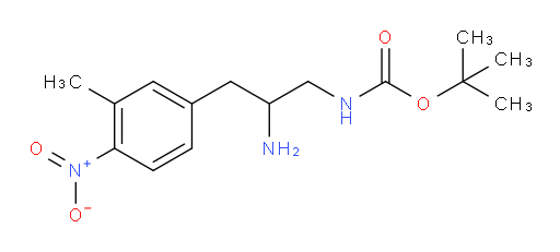 tert-butyl N-[2-amino-3-(3-methyl-4-nitrophenyl)propyl]carbamate