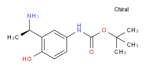 tert-butyl N-{3-[(1R)-1-aminoethyl]-4-hydroxyphenyl}carbamate