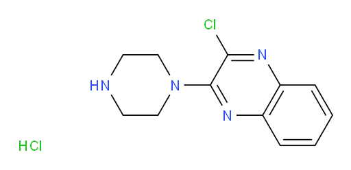 2-chloro-3-(piperazin-1-yl)quinoxaline hydrochloride