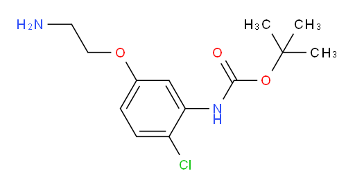 tert-butyl N-[5-(2-aminoethoxy)-2-chlorophenyl]carbamate