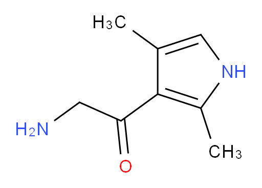 2-amino-1-(2,4-dimethyl-1H-pyrrol-3-yl)ethan-1-one