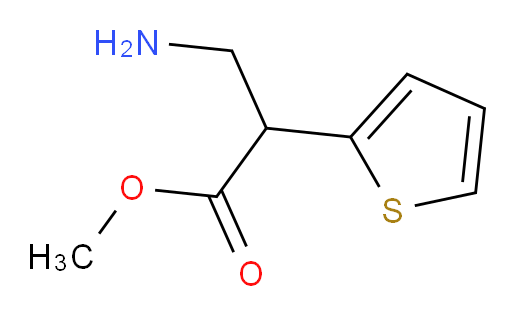 methyl 3-amino-2-(thiophen-2-yl)propanoate