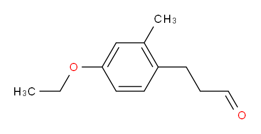 3-(4-ethoxy-2-methylphenyl)propanal