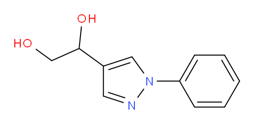 1-(1-phenyl-1H-pyrazol-4-yl)ethane-1,2-diol
