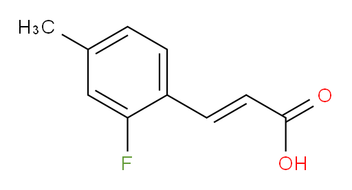 3-(2-fluoro-4-methylphenyl)prop-2-enoic acid