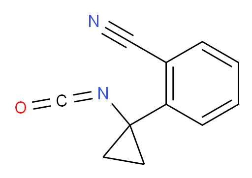 2-(1-isocyanatocyclopropyl)benzonitrile
