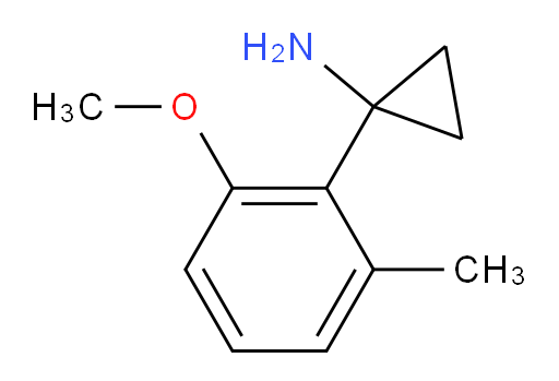 1-(2-methoxy-6-methylphenyl)cyclopropan-1-amine