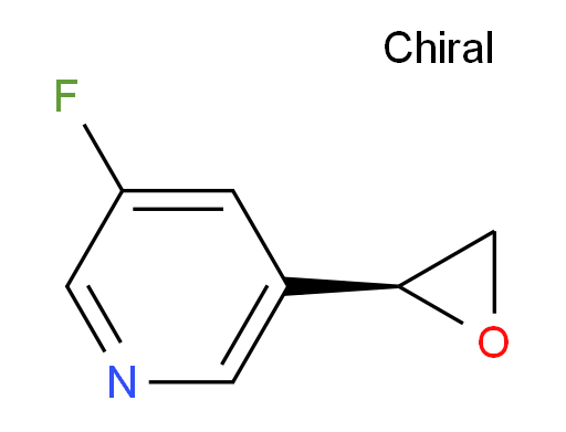 3-fluoro-5-[(2S)-oxiran-2-yl]pyridine