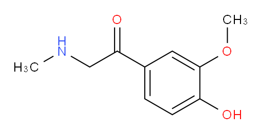 1-(4-hydroxy-3-methoxyphenyl)-2-(methylamino)ethan-1-one