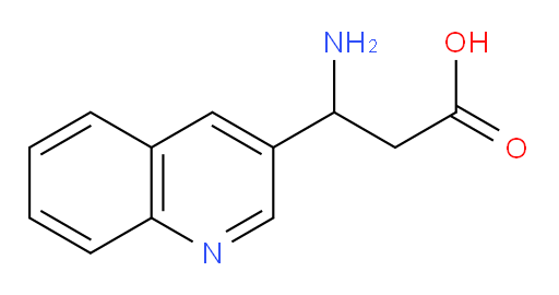 3-amino-3-(quinolin-3-yl)propanoic acid