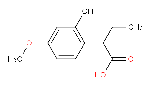 2-(4-methoxy-2-methylphenyl)butanoic acid