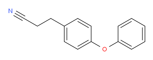 3-(4-phenoxyphenyl)propanenitrile
