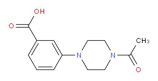 3-(4-acetylpiperazin-1-yl)benzoic acid