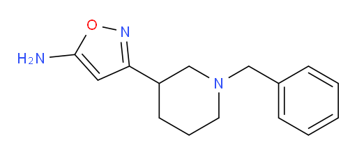 3-(1-benzylpiperidin-3-yl)-1,2-oxazol-5-amine