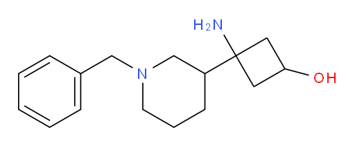 3-amino-3-(1-benzylpiperidin-3-yl)cyclobutan-1-ol