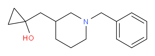 1-[(1-benzylpiperidin-3-yl)methyl]cyclopropan-1-ol